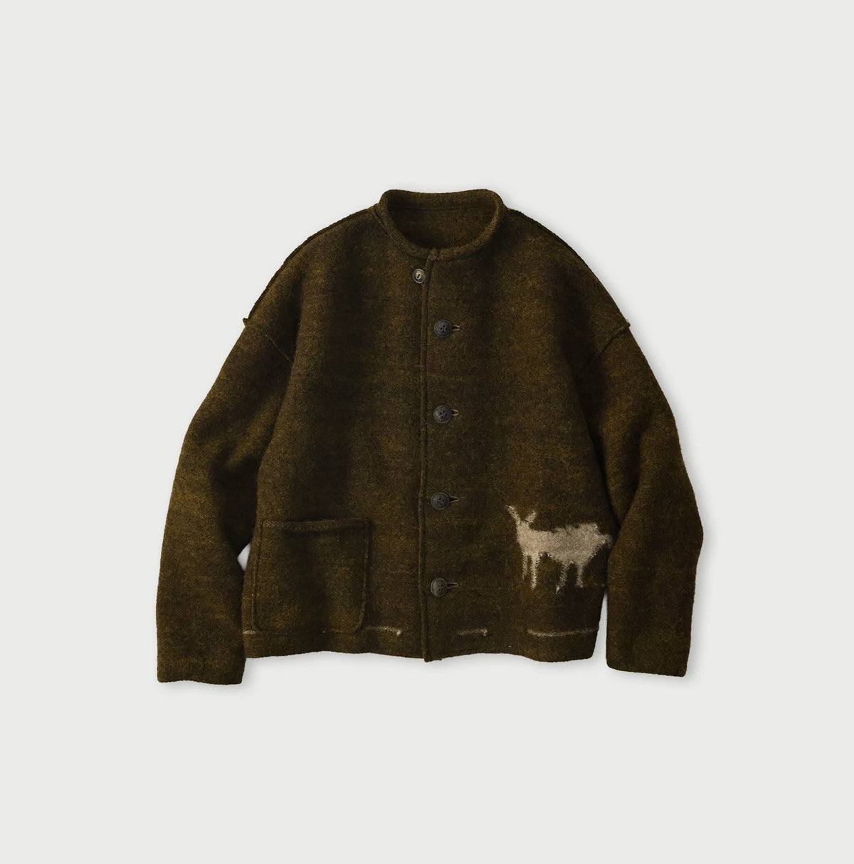 Donkey Boiled Wool 908 Umahiko Cardigan