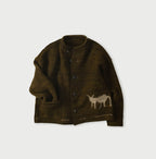 Donkey Boiled Wool 908 Umahiko Cardigan
