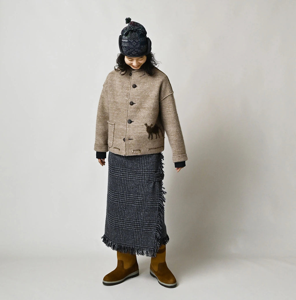 Donkey Boiled Wool 908 Umahiko Cardigan
