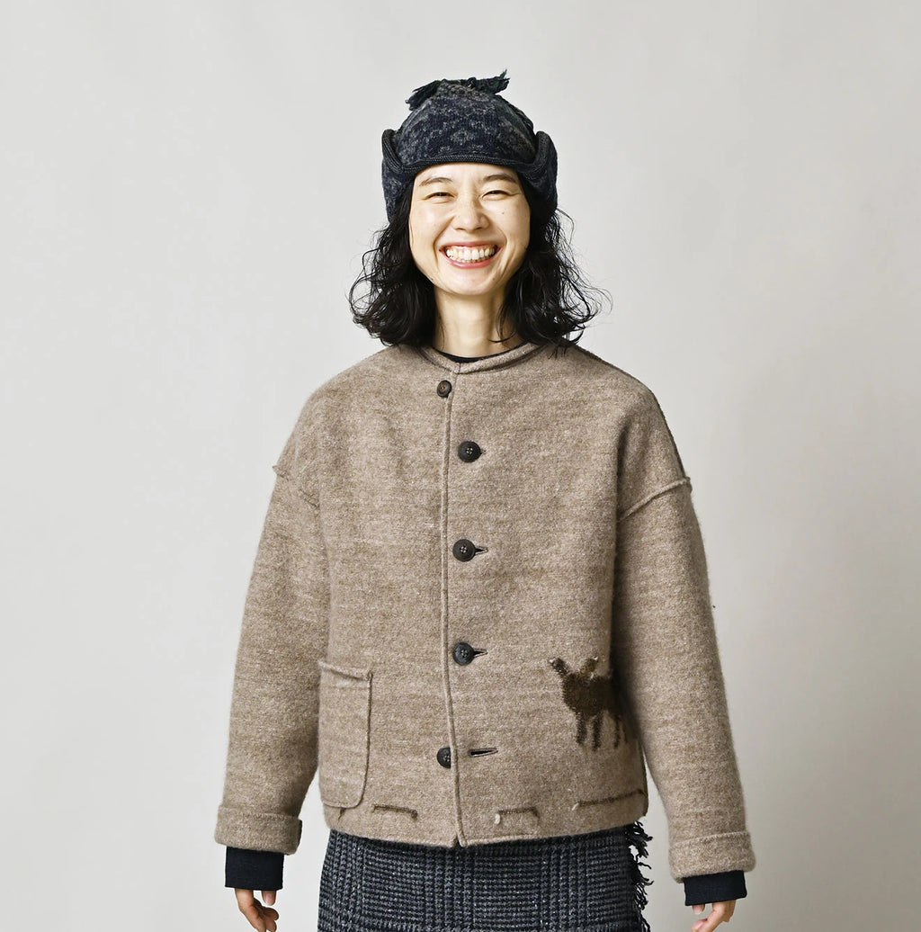 Donkey Boiled Wool 908 Umahiko Cardigan