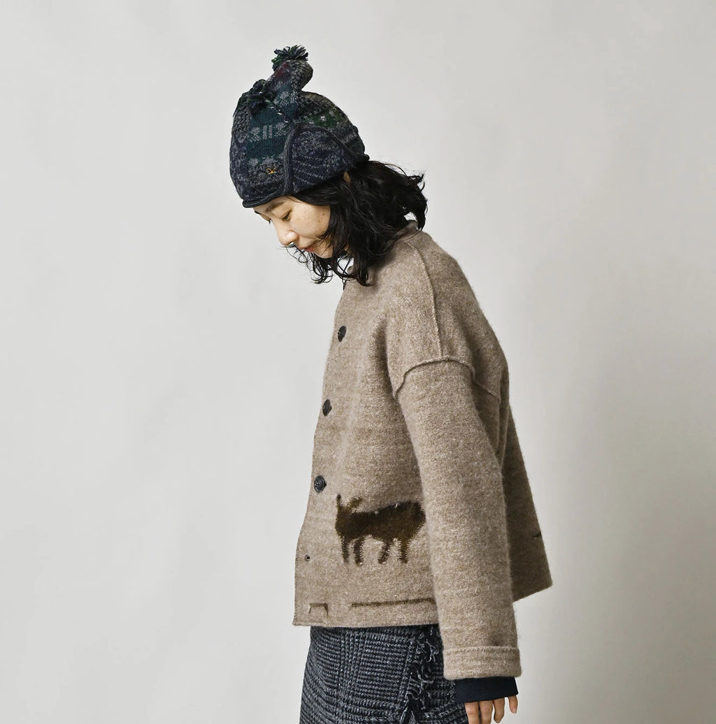 Donkey Boiled Wool 908 Umahiko Cardigan