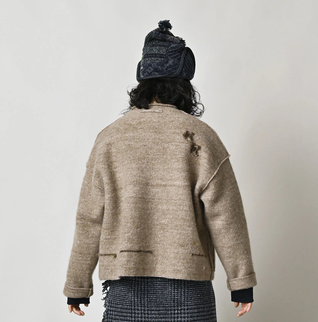 Donkey Boiled Wool 908 Umahiko Cardigan