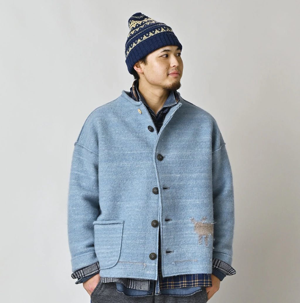 Donkey Boiled Wool 908 Umahiko Cardigan
