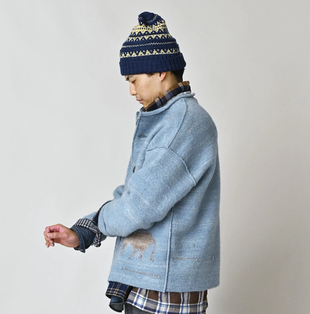 Donkey Boiled Wool 908 Umahiko Cardigan