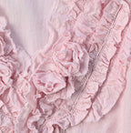Indian Khadi Frill Cache-Coeur Detail