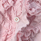 Indian Khadi Frill Cache-Coeur Detail