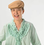 Indian Khadi Frill Cache-Coeur Female Model