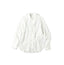 Indian Khadi Tulle Frill Blouse White
