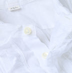 Indian Khadi Tulle Frill Blouse Detail