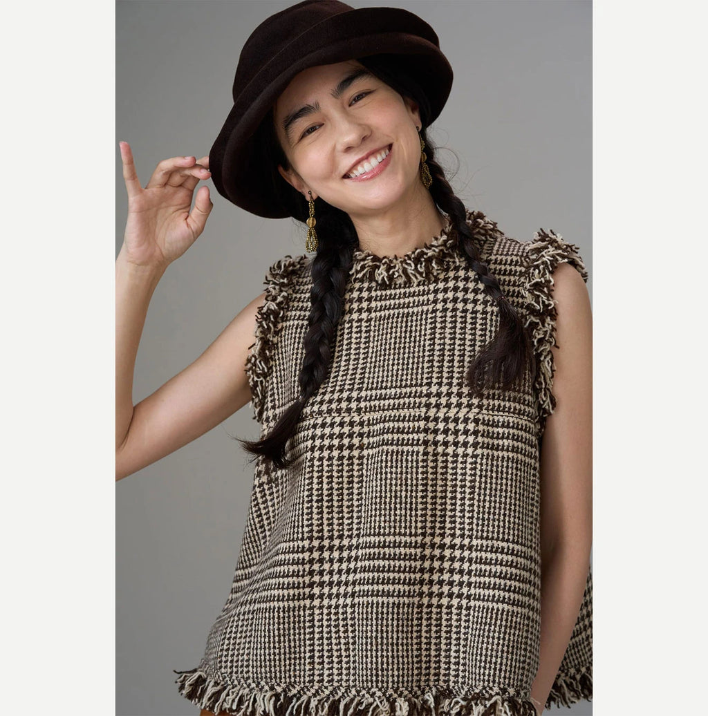 Donegal Tweed Sleeveless Top