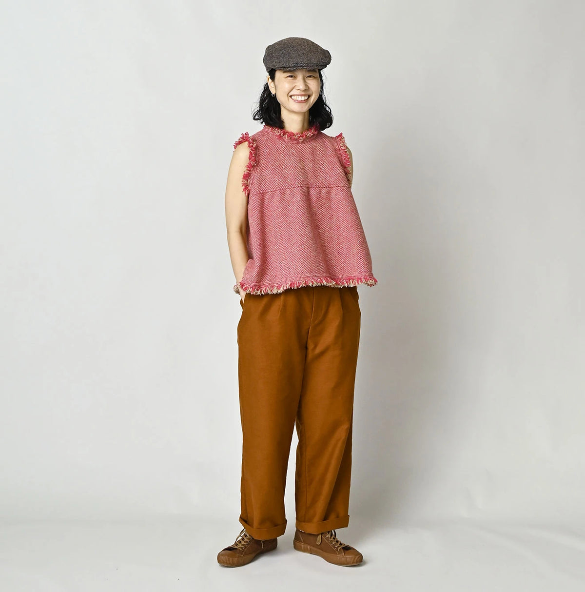 Donegal Tweed Sleeveless Top