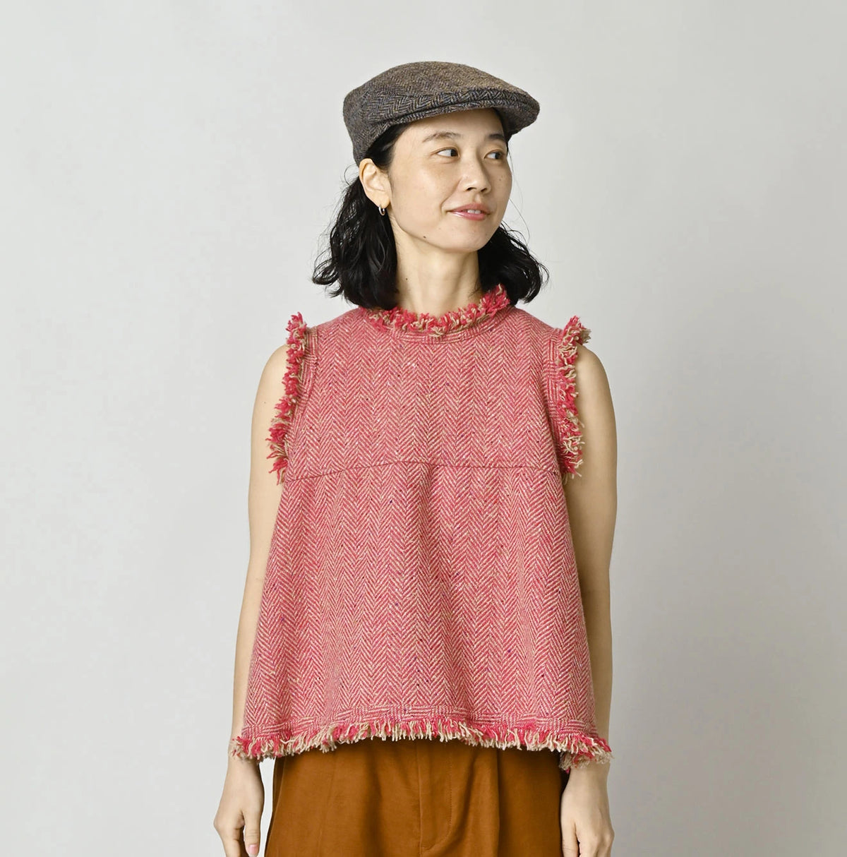 Donegal Tweed Sleeveless Top