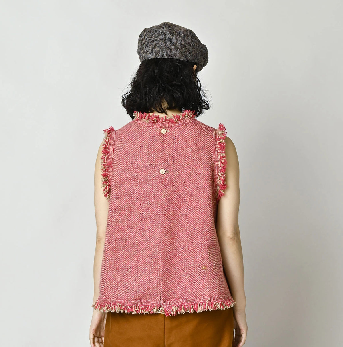 Donegal Tweed Sleeveless Top