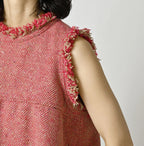 Donegal Tweed Sleeveless Top