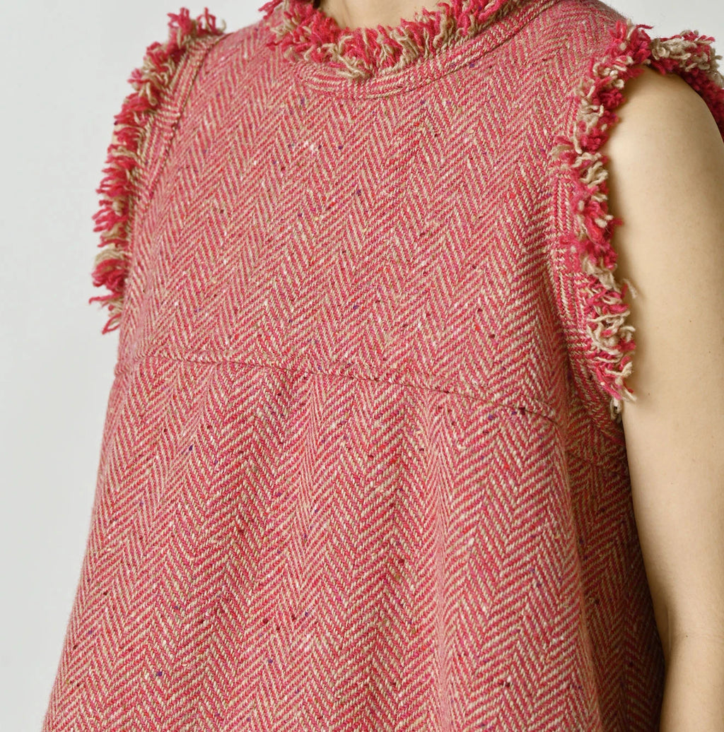 Donegal Tweed Sleeveless Top