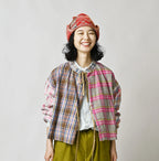 Takaramono Indian Patchwork Military Mini Smock