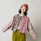 Takaramono Indian Patchwork Military Mini Smock