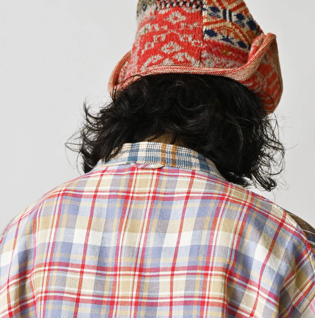 Takaramono Indian Patchwork Military Mini Smock