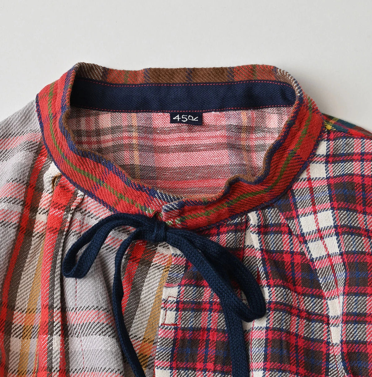 Takaramono Indian Patchwork Military Mini Smock