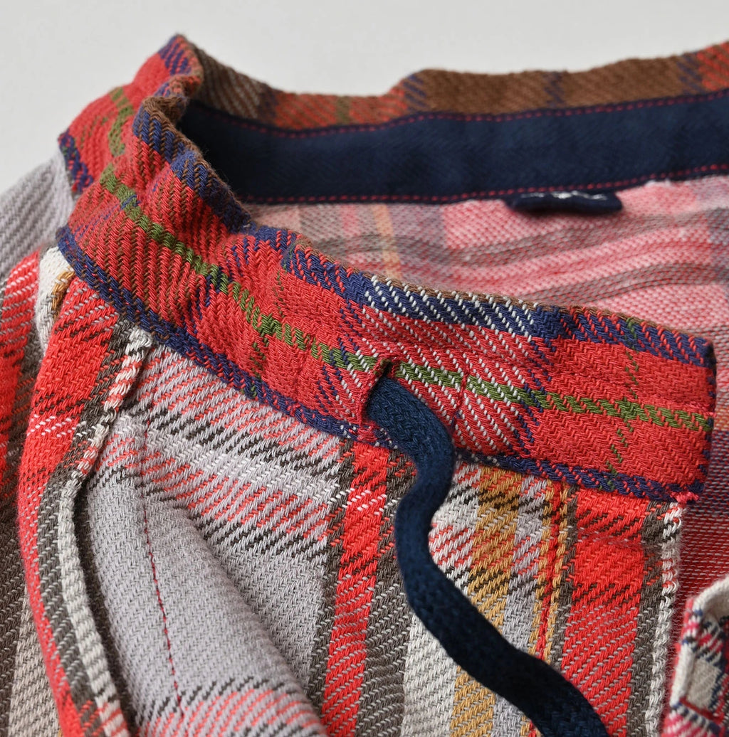 Takaramono Indian Patchwork Military Mini Smock