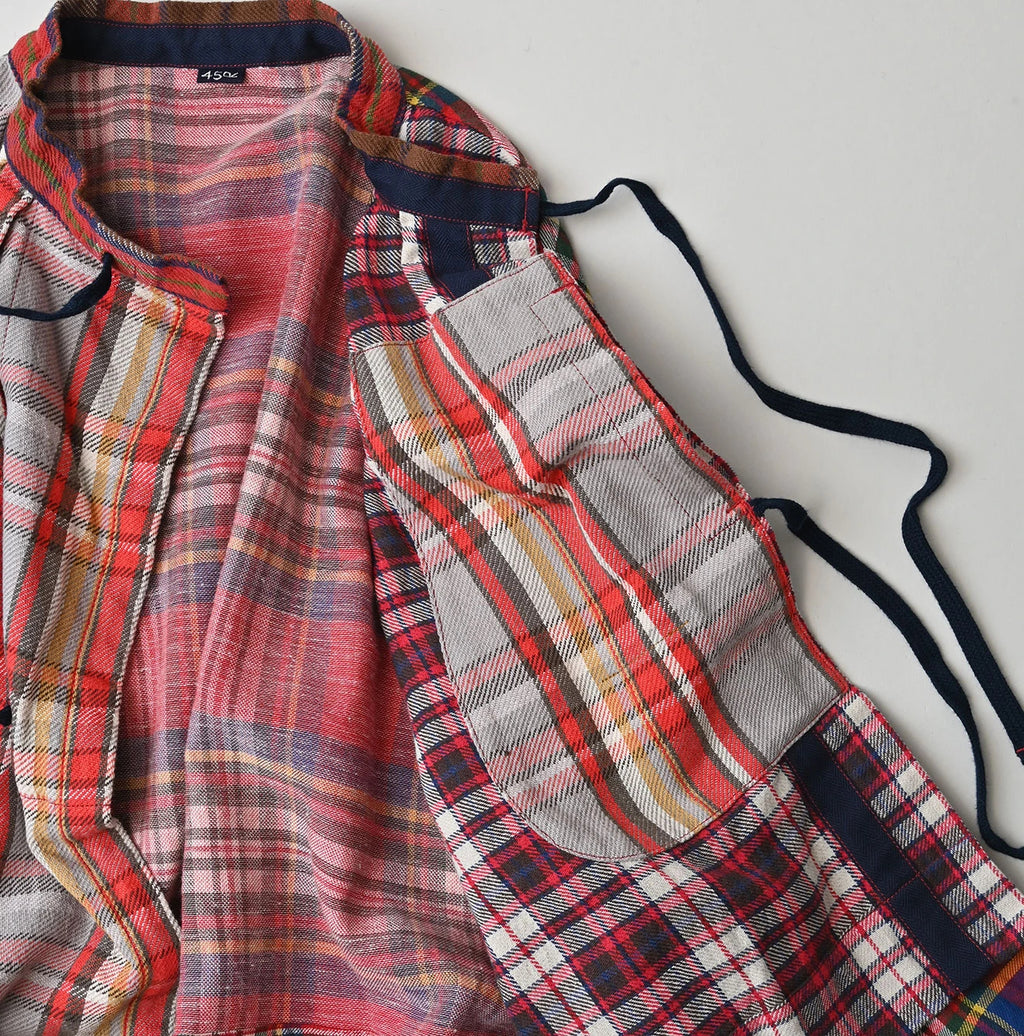 Takaramono Indian Patchwork Military Mini Smock