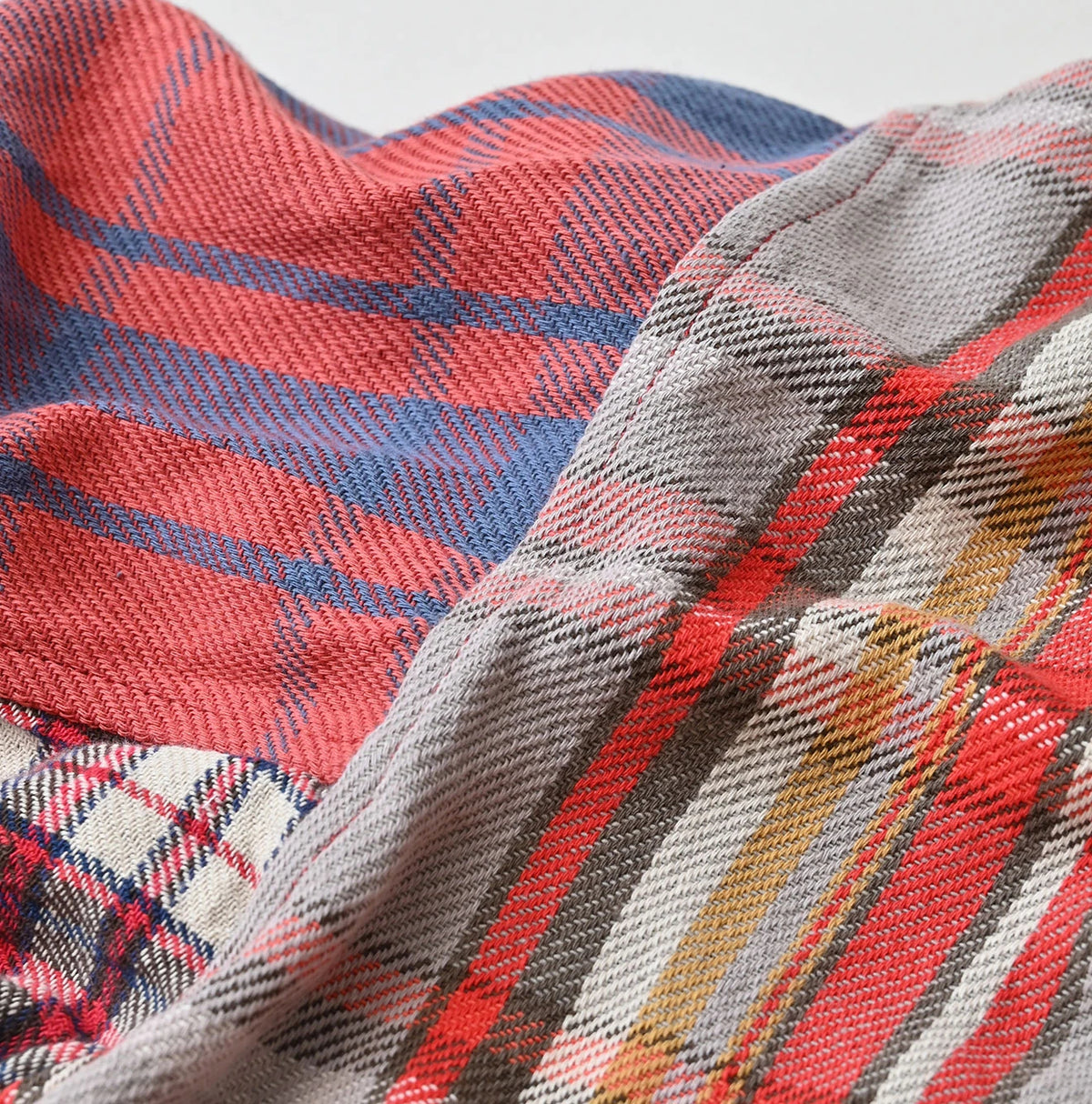 Takaramono Indian Patchwork Military Mini Smock