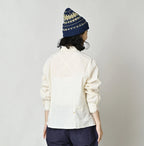 Indian Khadi Stand Collar Square Blouse