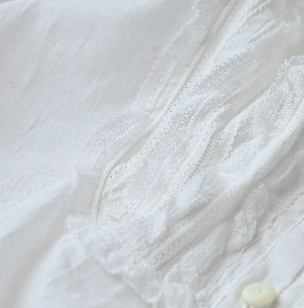 Indian Khadi Stand Collar Square Blouse