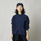 Ai Indian Khadi Stand Collar Square Blouse Nou