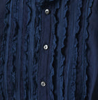 Ai Indian Khadi Stand Collar Square Blouse Nou