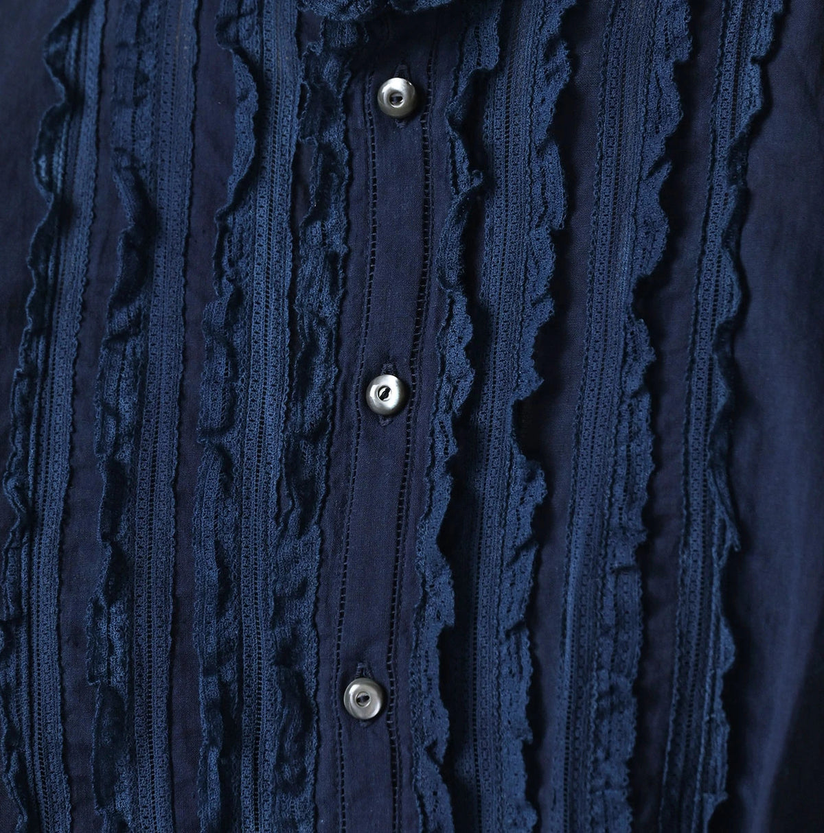 Ai Indian Khadi Stand Collar Square Blouse Nou