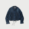 45 Petit Denim Frill Talula Blouse Distressed