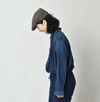 45 Petit Denim Frill Talula Blouse Distressed