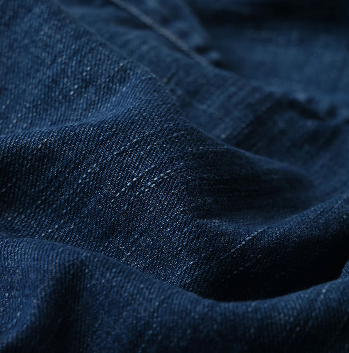 45 Petit Denim Long-Sleeve Bow-Tie Coupé Shirt DIstressed