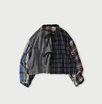 Indigo Takaramono Indian Patchwork Military Mini Smock