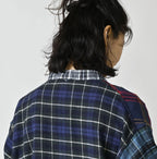 Indigo Takaramono Indian Patchwork Military Mini Smock