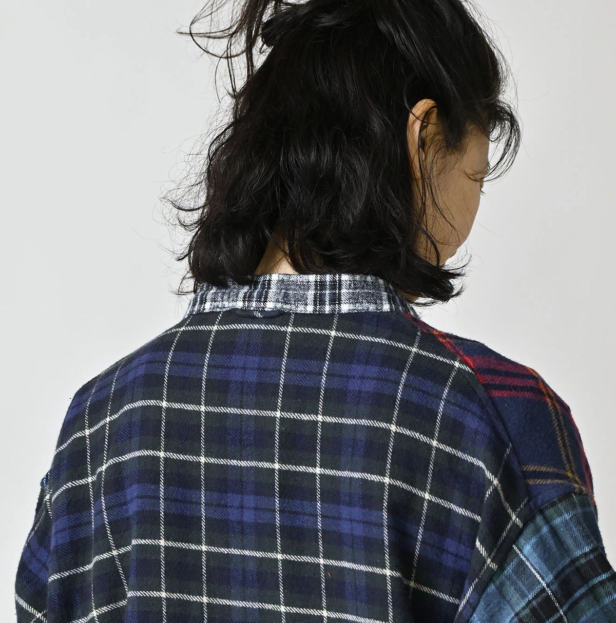 Indigo Takaramono Indian Patchwork Military Mini Smock