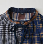 Indigo Takaramono Indian Patchwork Military Mini Smock