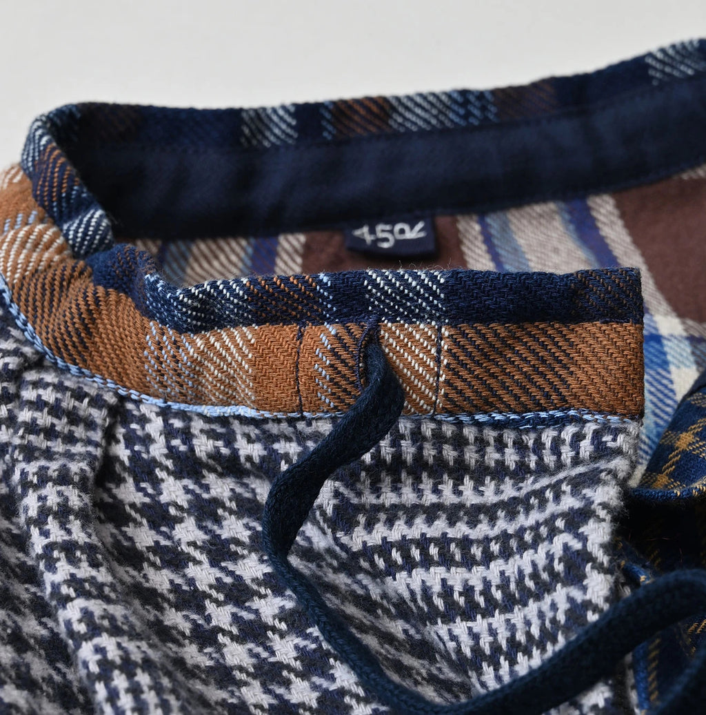Indigo Takaramono Indian Patchwork Military Mini Smock