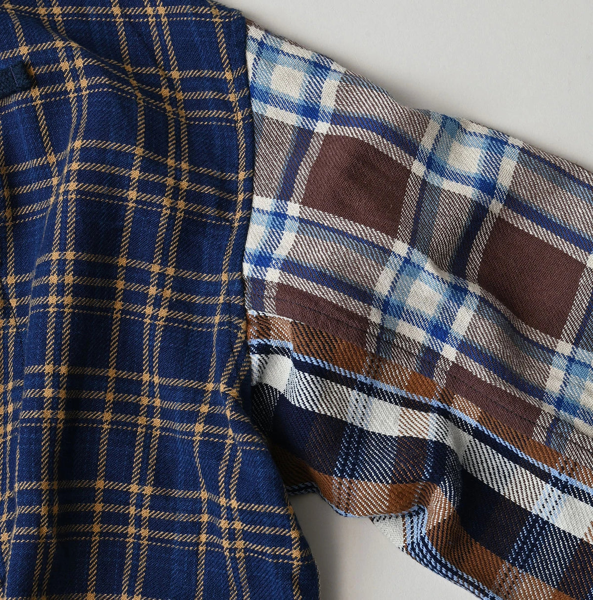 Indigo Takaramono Indian Patchwork Military Mini Smock