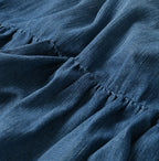 45 Petit Denim Tiered Frill Petit Skirt Distressed Detail