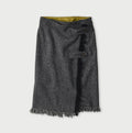 Donegal Tweed Wrapped Skirt