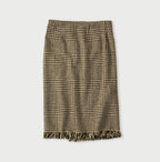 Donegal Tweed Wrapped Skirt