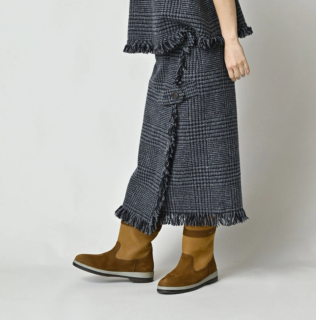 Donegal Tweed Wrapped Skirt