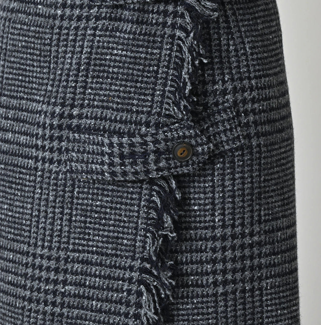 Donegal Tweed Wrapped Skirt