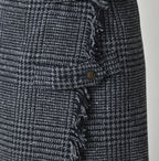 Donegal Tweed Wrapped Skirt