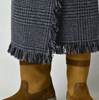 Donegal Tweed Wrapped Skirt