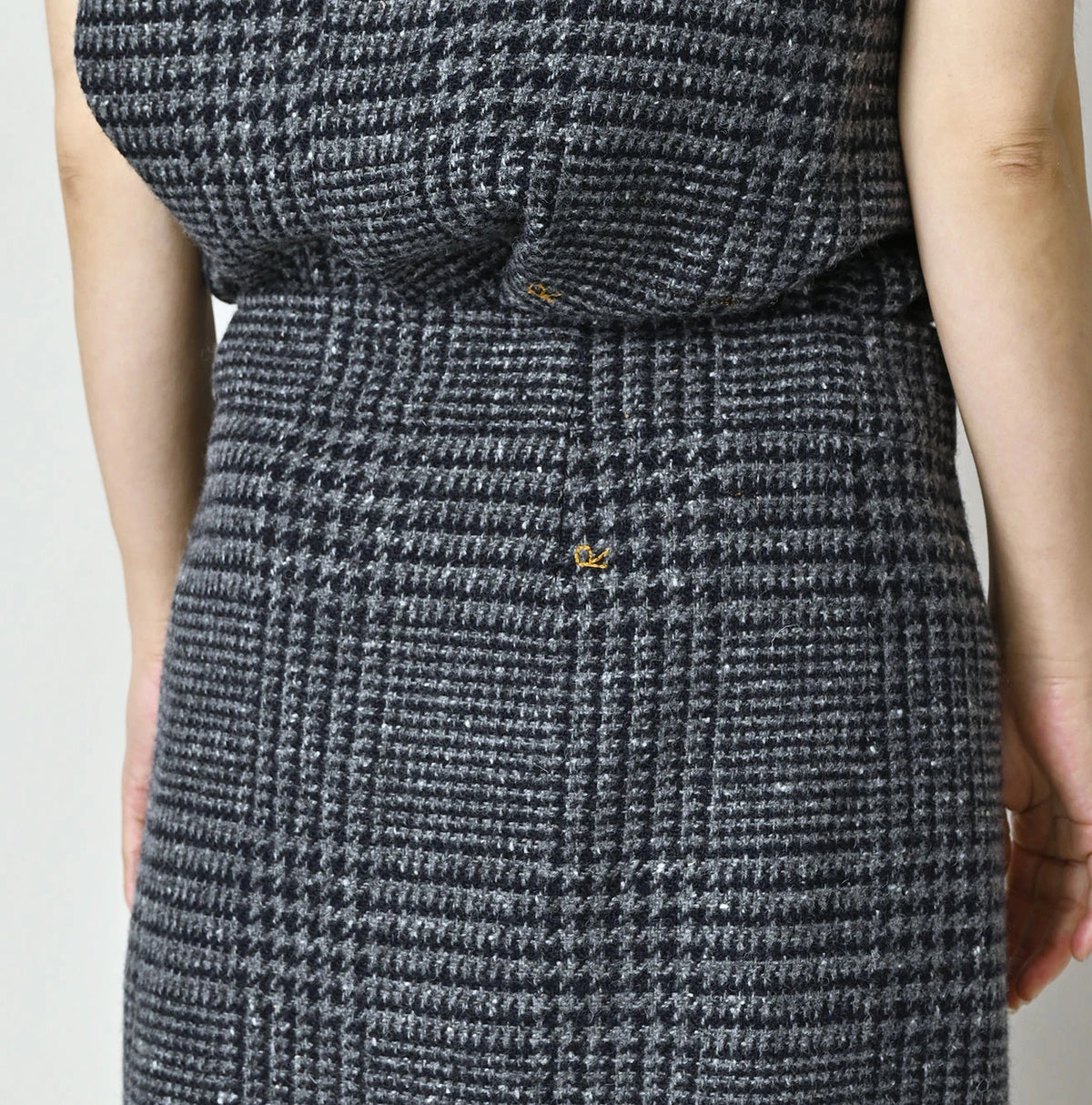 Donegal Tweed Wrapped Skirt