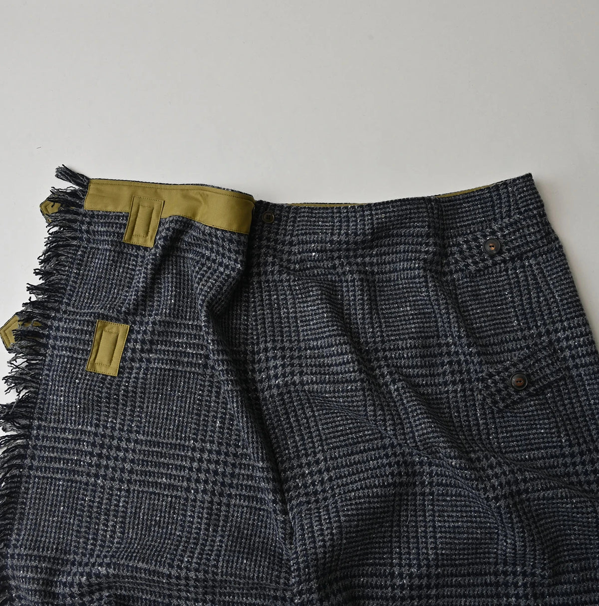Donegal Tweed Wrapped Skirt