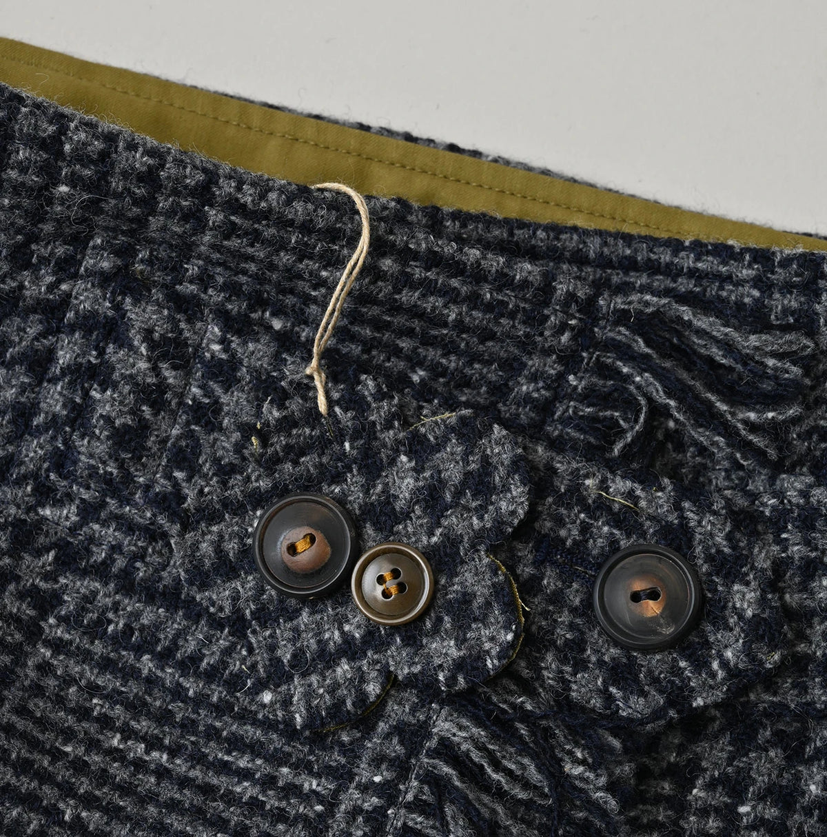 Donegal Tweed Wrapped Skirt